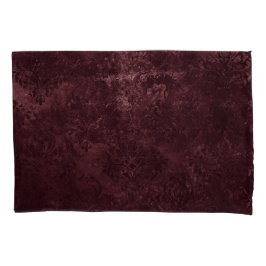 Velvety Wine Damask | Bordeaux Sangria Grunge Glam