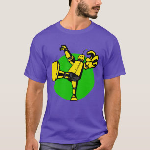 Vem aqui a camisa de pensamento do robô das