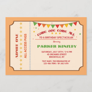 Vem um vem todo o convite