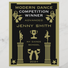 Vencedor da Competição de Dança Moderna