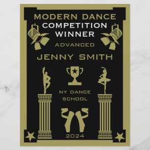 Vencedor da Competição de Dança Moderna