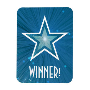 Vencedor da Estrela Azul! ímã flexível