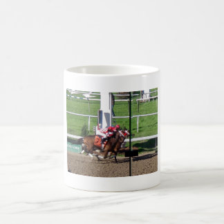 Vencedor por uma caneca de café do nariz