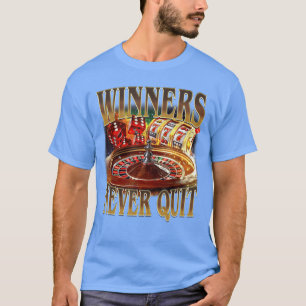 Vencedores Nunca Desistem Camiseta Engraçada de Jo