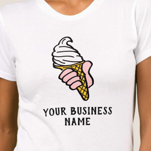 Vendedor de Sorvete vende Camiseta de Sorvete