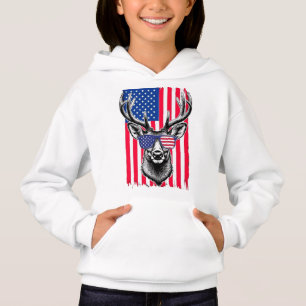 Vendedor Patriótico Vestindo Bandeira Americana Óc