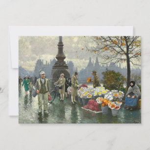 Vendedores de flores   Paul Fischer