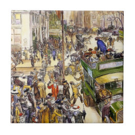 Vendedores de Natal na Quinta Avenida (Nova Iorque