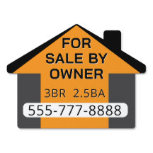 VENDIDO! Sinal de venda pela casa do proprietário