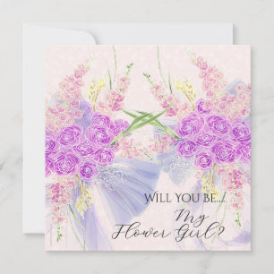 Vendretti Azul Laço Bouquet-Flower Girl Sheer