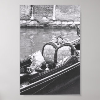Venetian Gondola Detalhe Fotografia Impressão