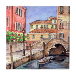 Veneza - Caneta e Wash Watercolor