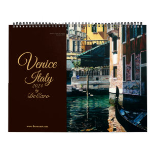 Veneza Itália 2024 Calendário de DeCaro