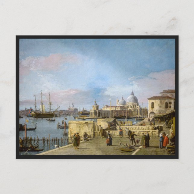Veneza, Itália Canaletto Cartão Postal (Frente)