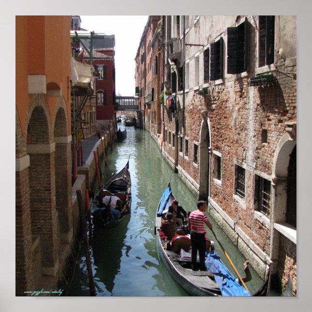 Veneza, Itália, fotografia poster (Frente)