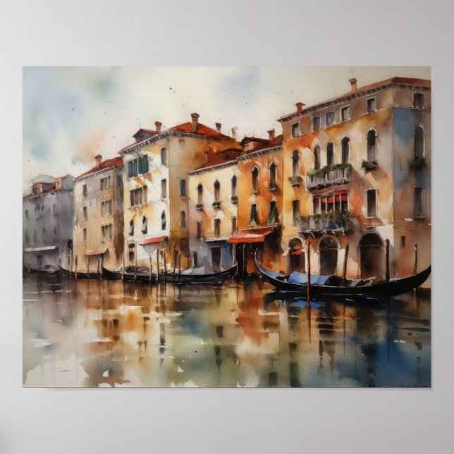 Veneza Itália Paisagem Impressão (Frente)