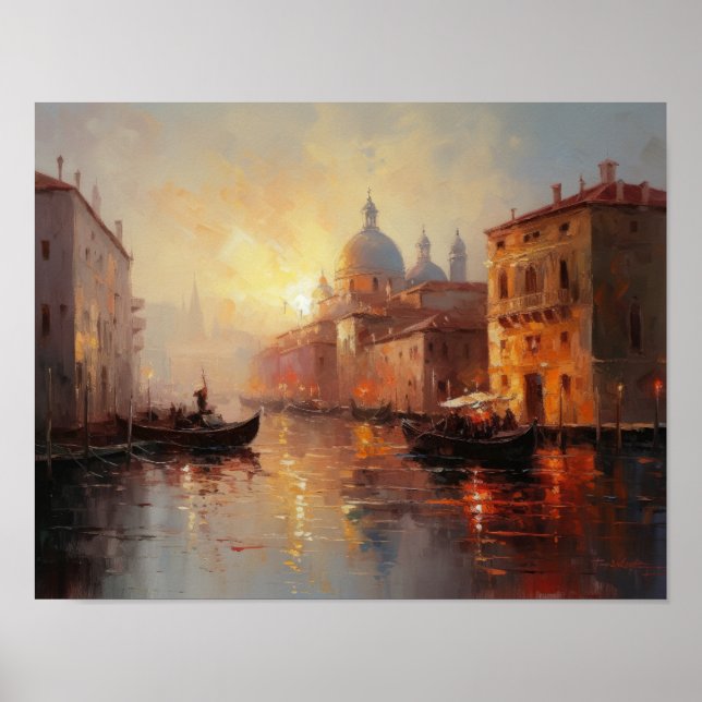 Veneza Itália Paisagem Impressão (Frente)