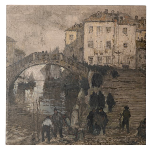 Veneza, Itália (Paisagem Veneziana Vintage) (Frente)