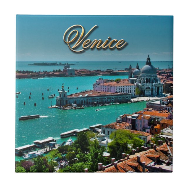 Veneza, Italia - vista aérea (Frente)