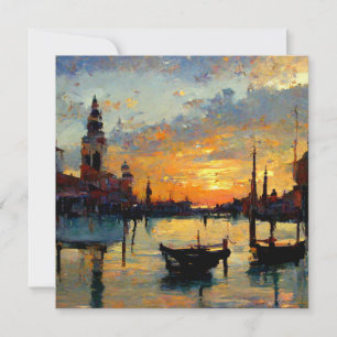 Veneza no pôr do sol