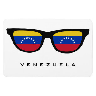Venezuela Shades de texto personalizado e ímã de c