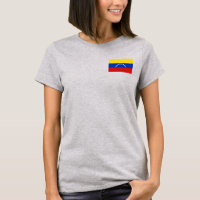 Venezuela - Sinalizador e map - Camisa
