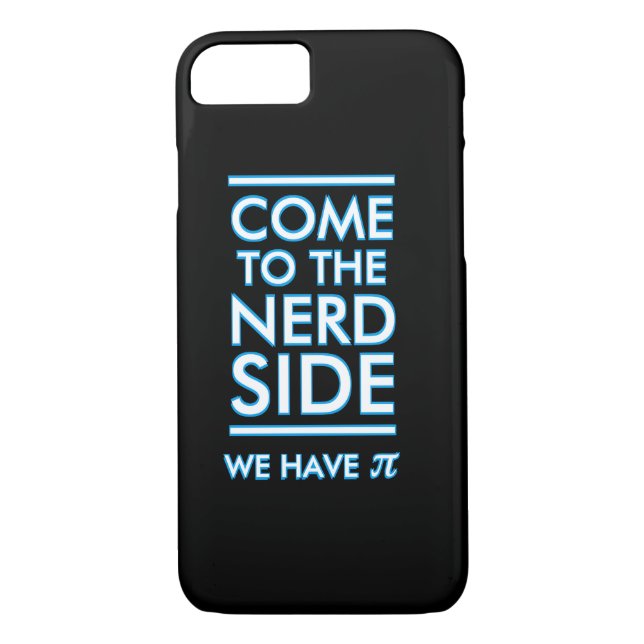 Venha ao lado do Nerd Temos capas de iphone Engraç (Verso)