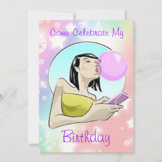 Venha Celebrar Meu Aniversário - Convites