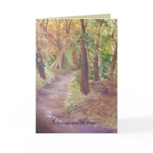 venha comigo - cartão