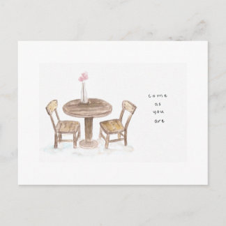 venha como se fosse cartão postal