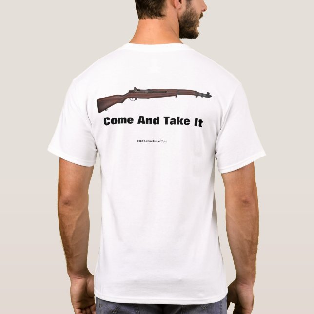 Venha e leve-o à camiseta (Verso)