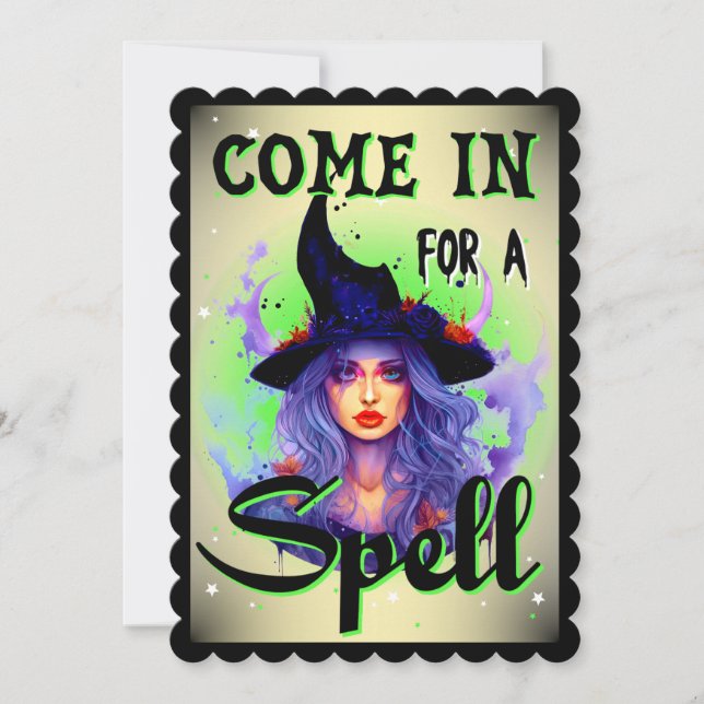 Venha para um Spell _ Halloween (Frente)