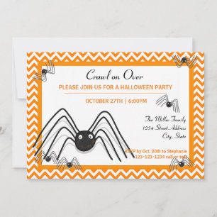 Venha Rastrando - Convite para Festa de Halloween
