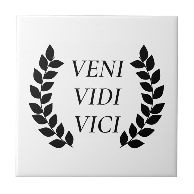 Veni Vidi Vici Eu Vi Que Conquistei (Frente)