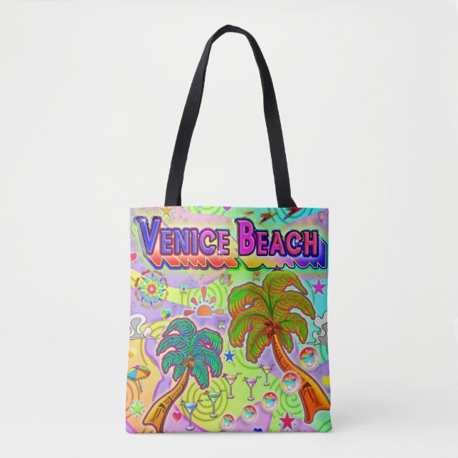 Venice Beach Férias Target Tote Bag (Frente)