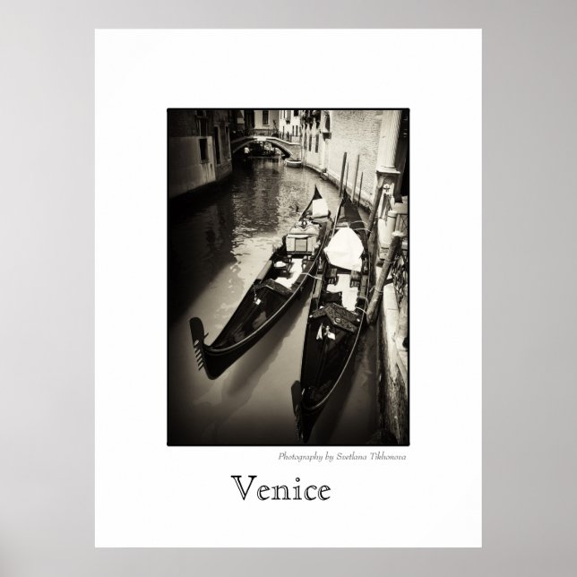 Venice Gondolas Poster (Frente)