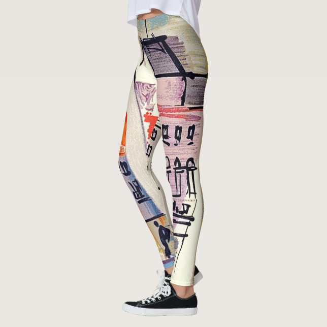 Venice Raoul Dufy Leggings (Esquerda)