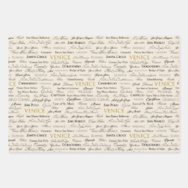 Venice Sights Wift Wrap - 3 folhas