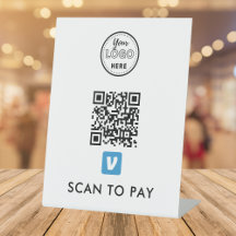 Vênmo Código QR Digitalizar para Pagar Logotipo Mo