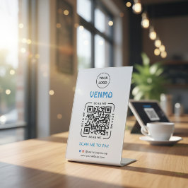Venmo QR Code Payment | Scan to Pay Business Logo