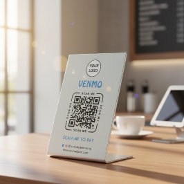 Venmo QR Code Payment | Scan to Pay Business Logo