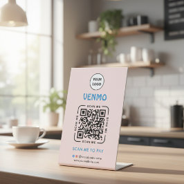 Venmo QR Code Payment | Scan to Pay Business Logo