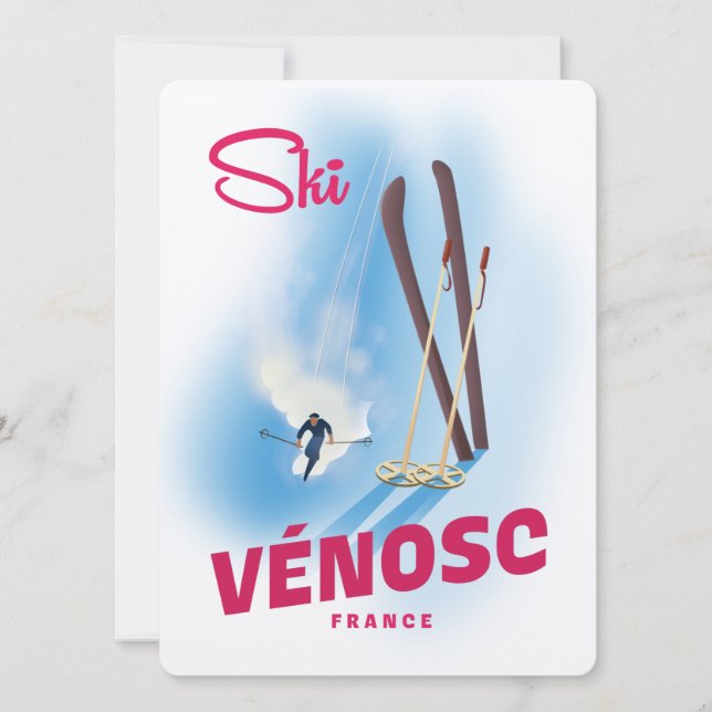 Vénosc França para Esqui (Frente)