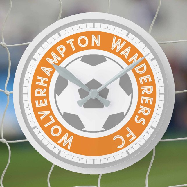 Ventilador de futebol ou Relógio redondo de adepto (Criador carregado)