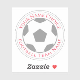 Ventilador de futebol personalizado com adesivo de