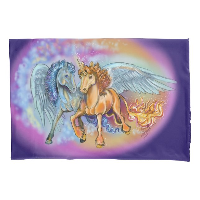 Vento e chamas, Pegasus e Unicórnio (Frente)