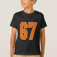 Ventoinha de jogador de uniforme de camiseta númer