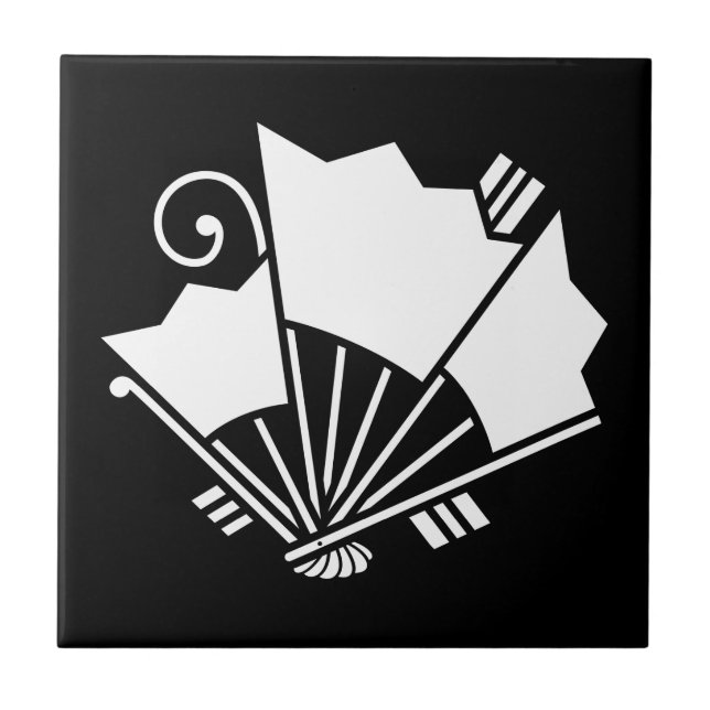 Ventoinhas em forma de borboleta (Ageha) Azulejo (Frente)