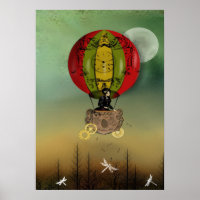 Ventos de Arte Steampunk de Change Poster