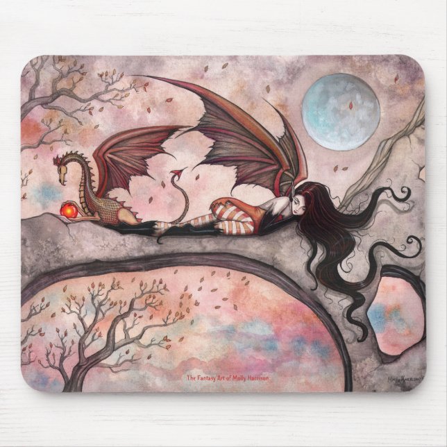 Ventos de Autumn Gothic Fantasy Mousepad (Frente)